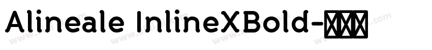 Alineale InlineXBold字体转换 Alineale InlineXBold字体转换
